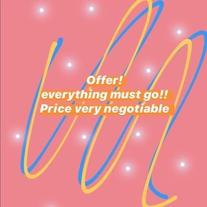 OFFER! PRICES VERY NEGOTIABLE